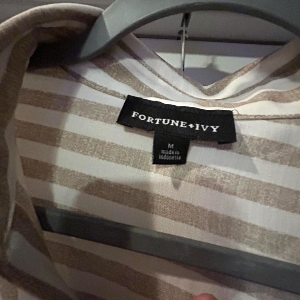 Striped Button-Up Shirt - Picture 2 of 3